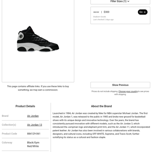 Air Jordan 13 Retro Reverse "He Got Game" GS Wo.7 (5.5Y) - Picture 9 of 9